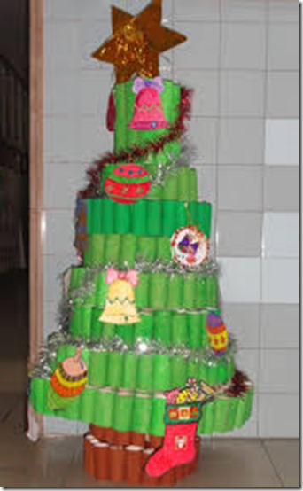 ARBOL DE NAVIDAD TUBOS HIGIENICO (5)