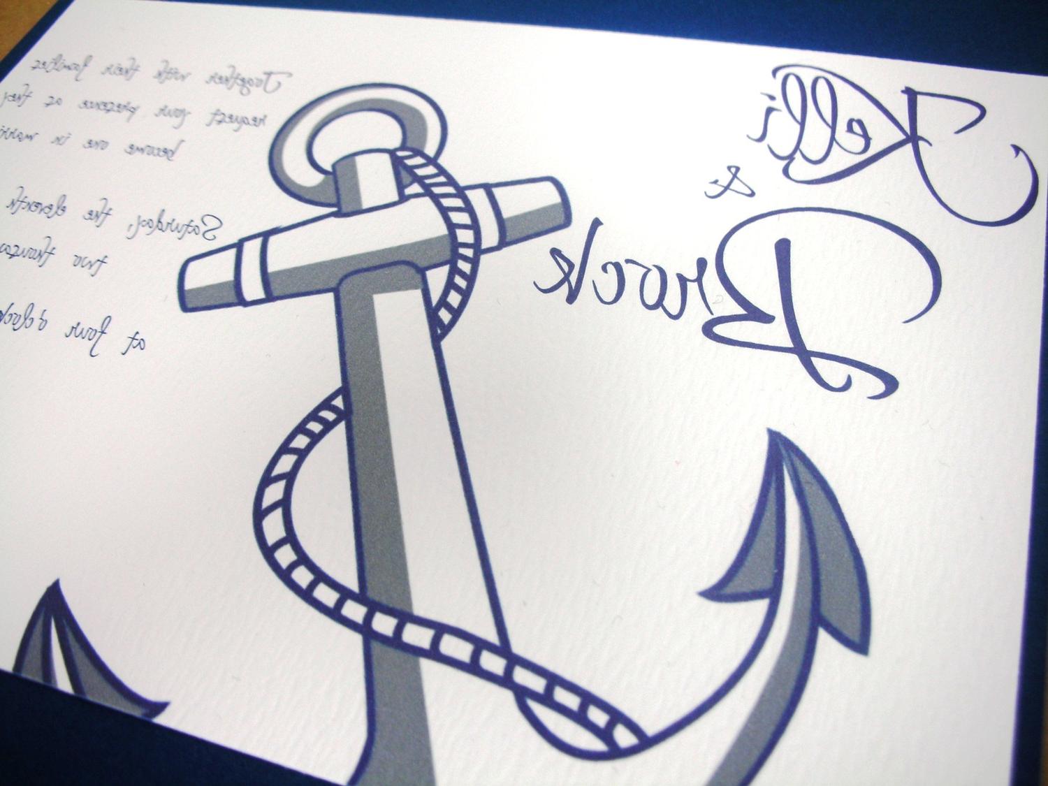 Wedding Invitation Nautical