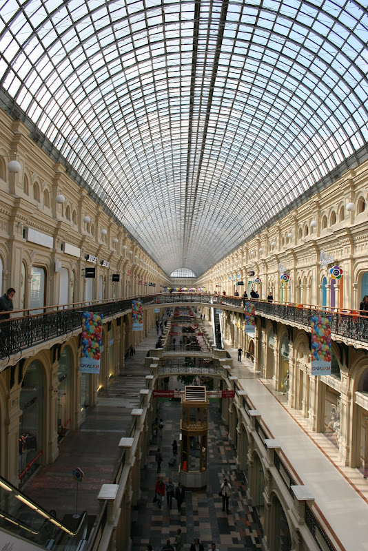 Inside of GUM Moscow