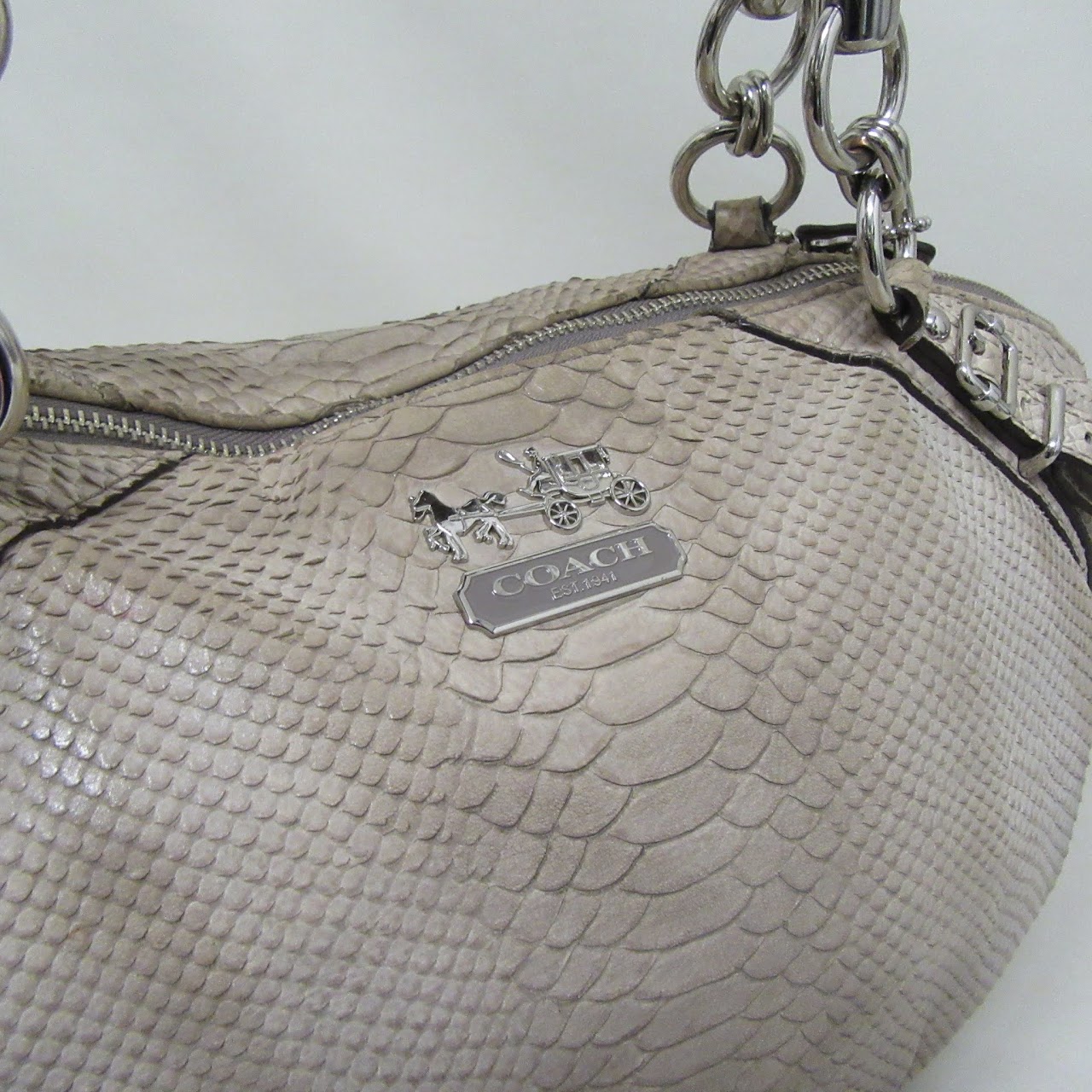 Coach Python Leather Bag