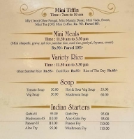 Hotel Suprabatham menu 4