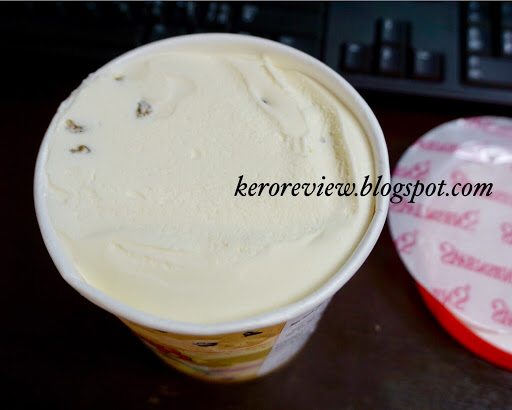 รีวิว สเวนเซ่นส์ ไอศกรีมนมผสมรสรัมเรซิ่น (สูตร 1) (CR) Review rum raisin flavoured mixed milk ice cream (formula 1), Swensens Brand.