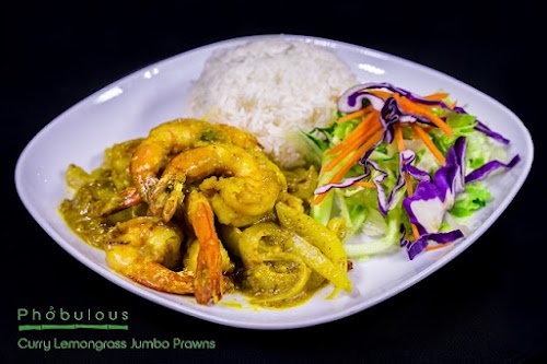 Panfried Spicy Curry Prawns - Main Dishes