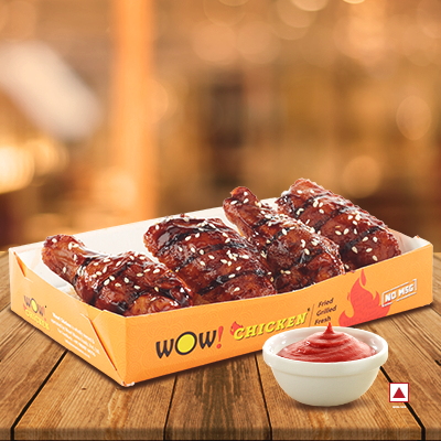 BBQ Wings- 4pcs