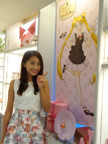 日本 Q-pot cafe 月野兔 生日限定主題 sailor moon 美少女戰士 店內