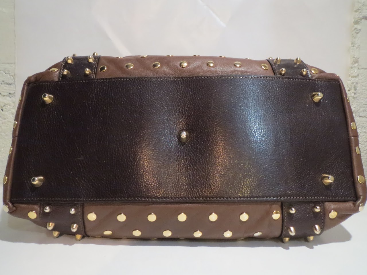 Be & D Studded Shoulder Bag