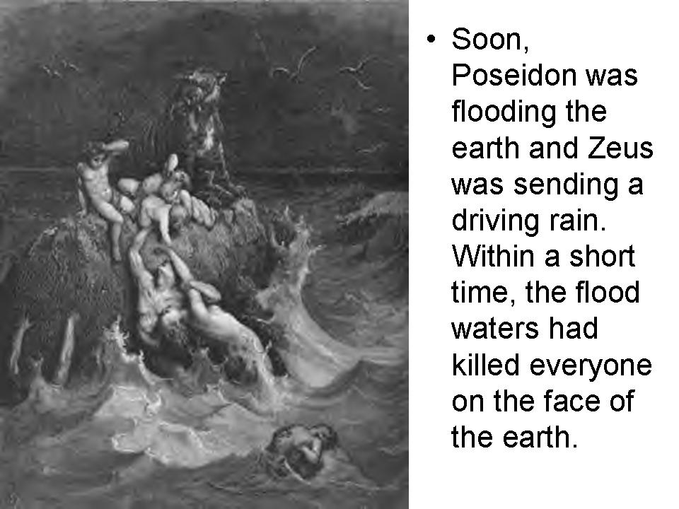 Dr Perry S Stash Of Useful Information The Great Flood Greek Mythology