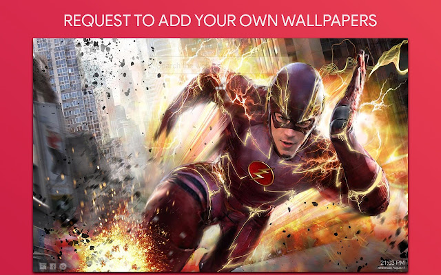 Flash Wallpaper HD Custom New Tab