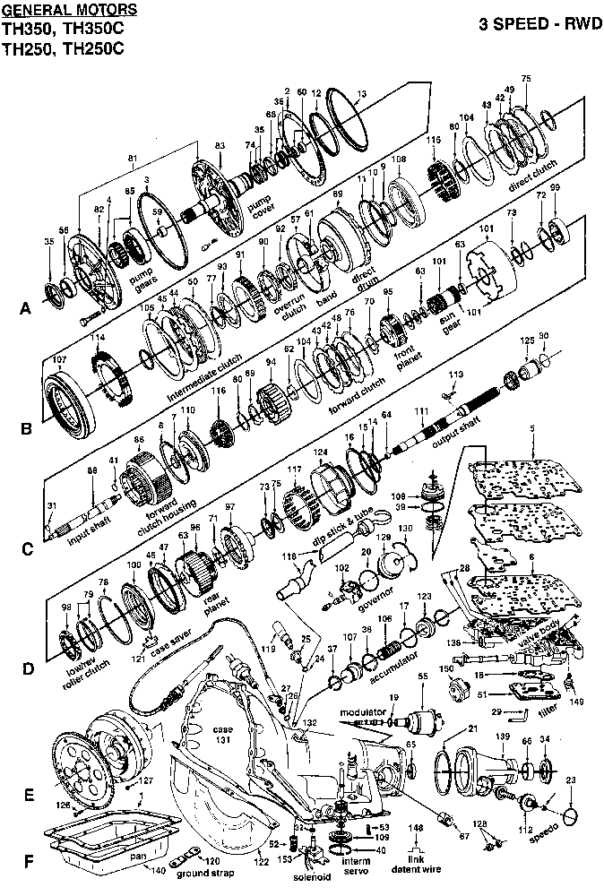 [DIAGRAM] Chevy Turbo 350 Transmission Diagram FULL Version HD Quality