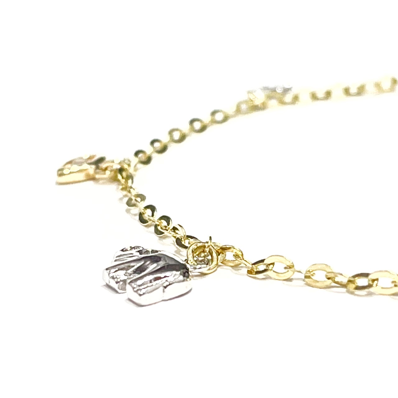 14K Gold Charm Bracelet