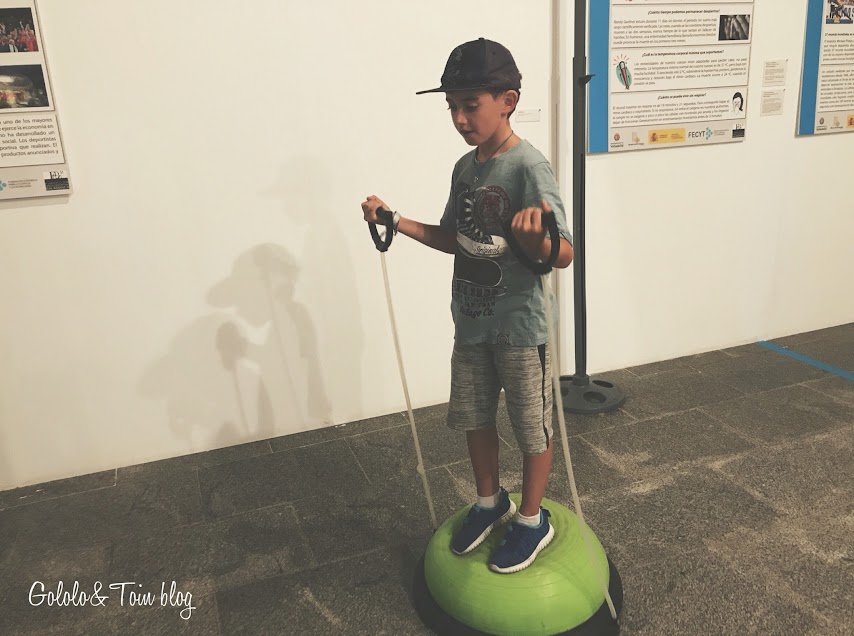 Exposición temporal de Deporte en la Casa de las Ciencias de Logroño