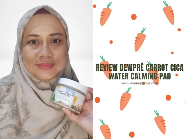 review Dewpré Carrot Cica Water Calming Pad