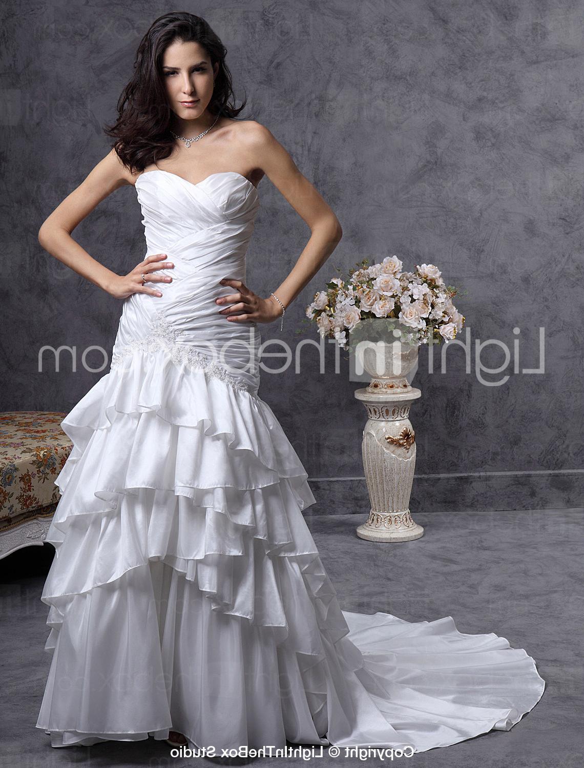 mermaid winter wedding dress