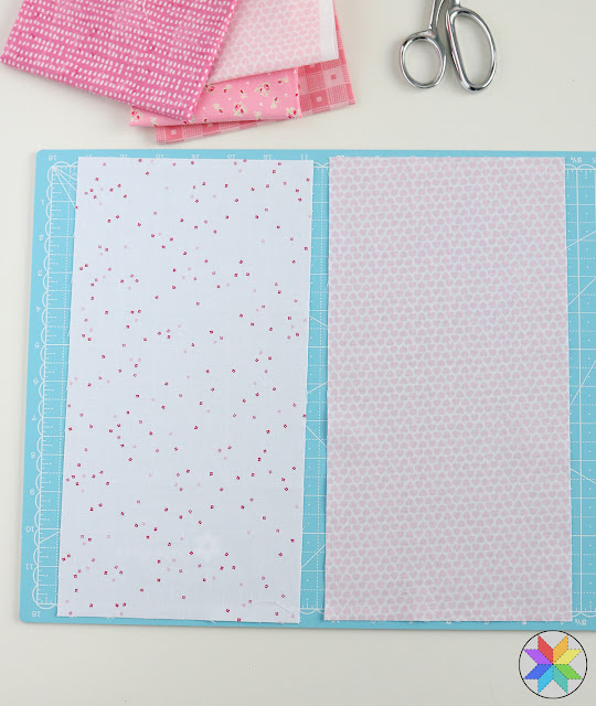 Heartstrings quilt block tutorial from A Bright Corner - perfect scrap quilt idea