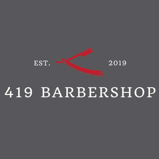 419 Barbershop logo