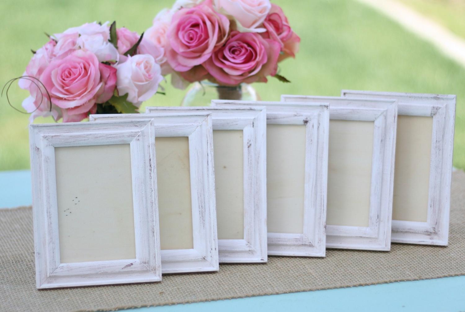 Shabby Chic Wedding Frames SET