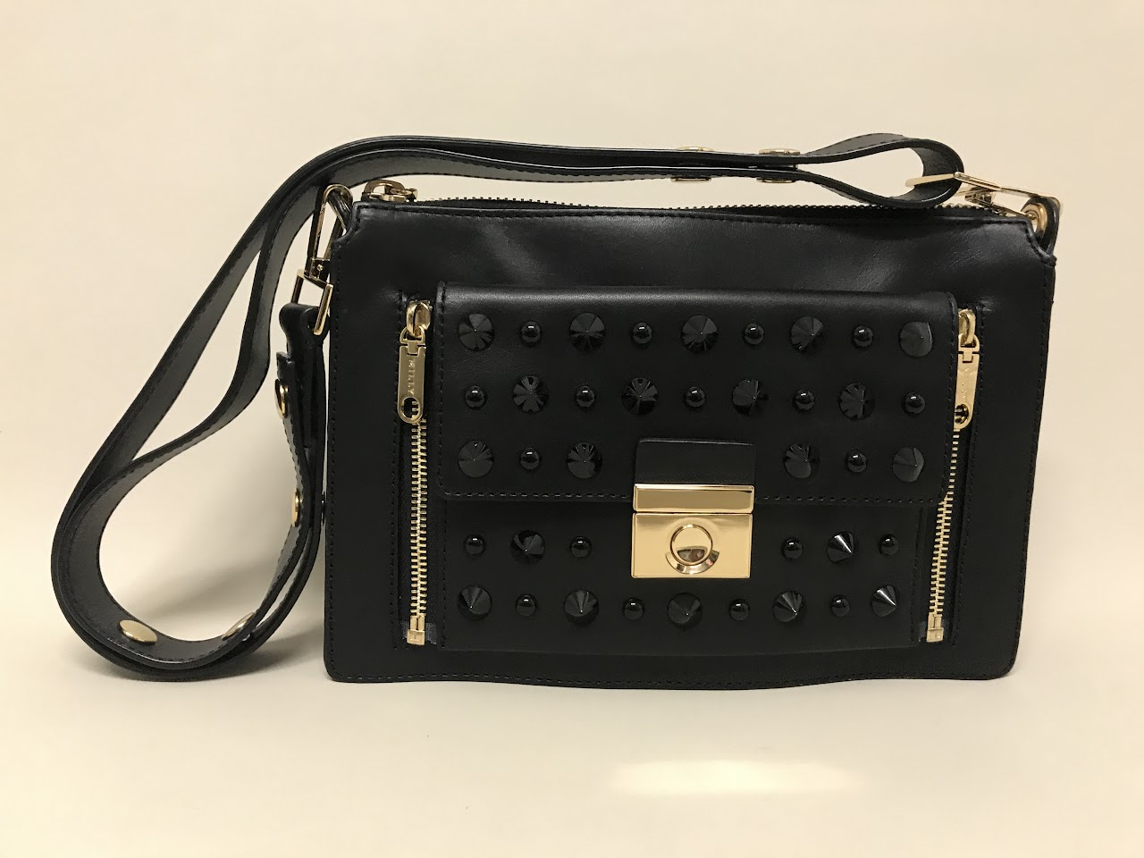 Milly Studded Shoulder Bag