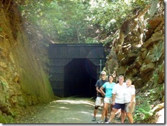 Framily at the tunnel