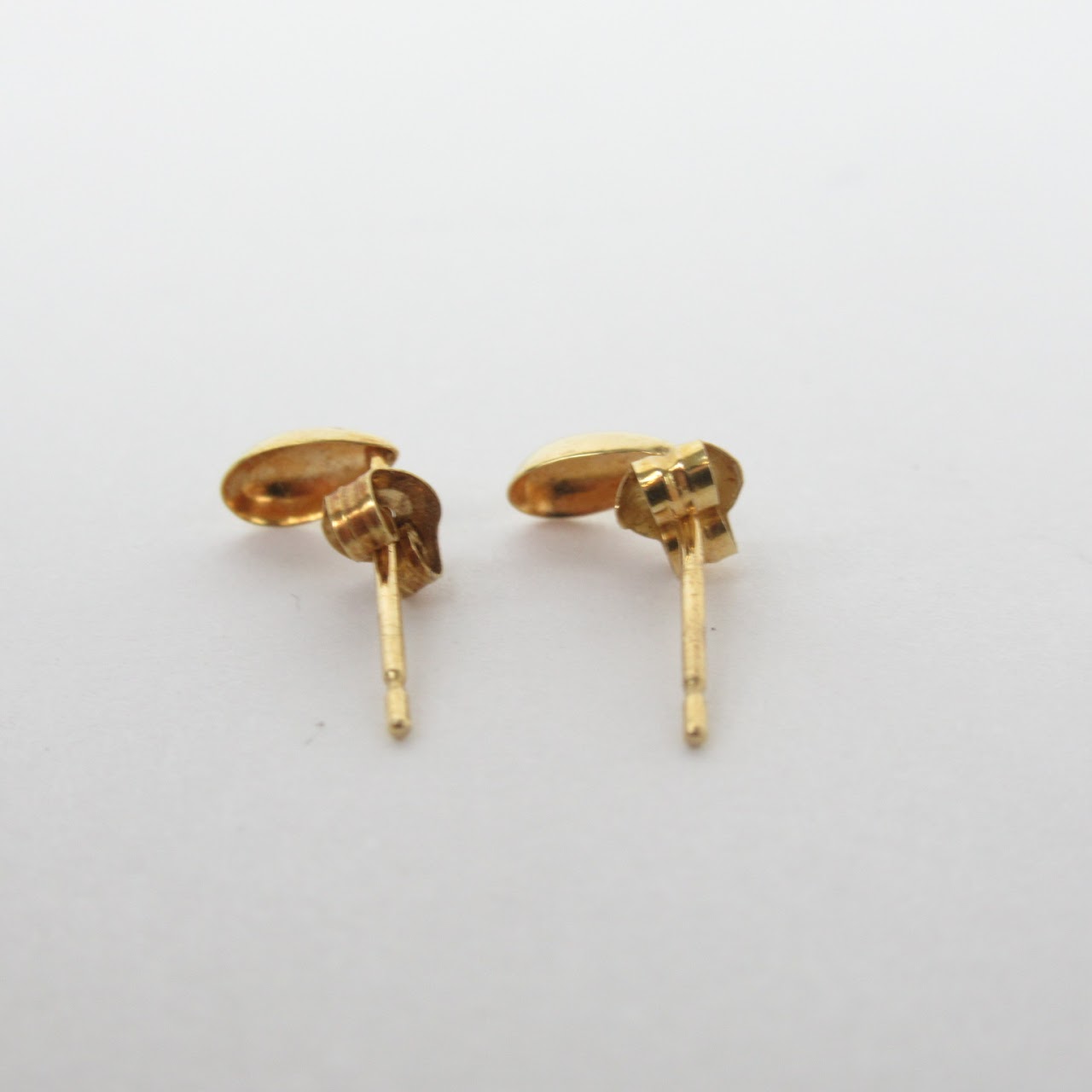 18K Gold Teardrop Earrings