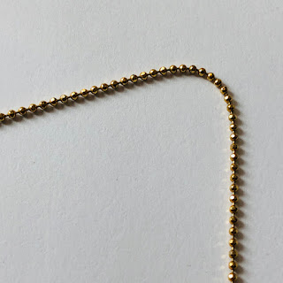 18K Gold Ball Chain