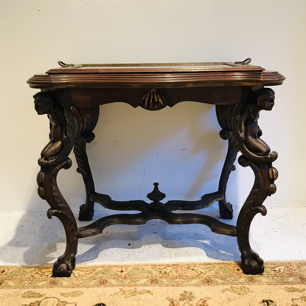 Cherub Tray Top End Table