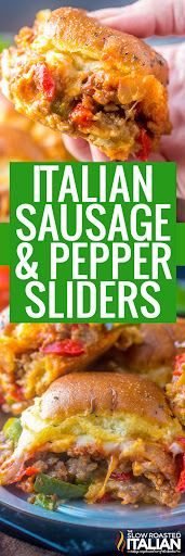 Italian Sliders (Sausage and Pepper!) + Video - TSRI