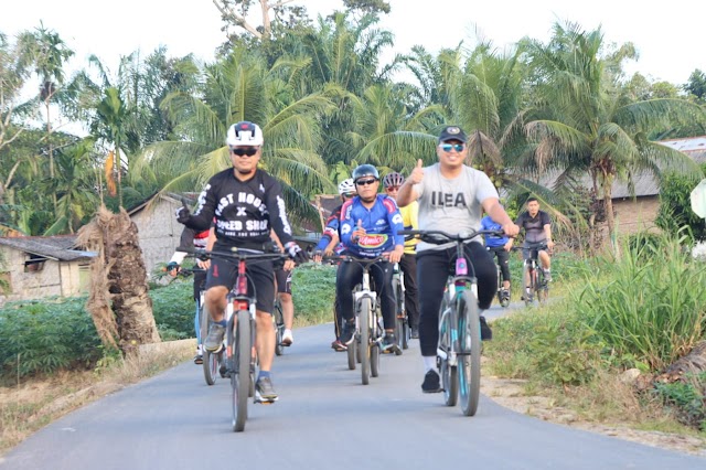 Tingkatkan Imunitas Tubuh, Kapolres Sergai Ajak Personel Gowes Bersama 