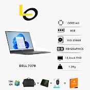 Laptop Dell Nhập Xịn 7390 I5 8300U/Ram 8Gb/Ssd 256Gb/Màn 3K Tràn Viền /Mỏng Nhẹ Đẹp Keng 99%