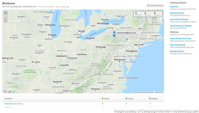 Mybeerbuzz .com Highlights Campaign Monitor e-Mail Marketing