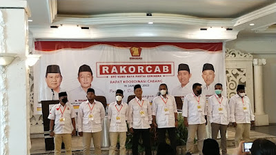 DPC Partai Gerindra Gelar Rakorcab Dan Pelantikan Ketua PAC Se Kubu Raya.