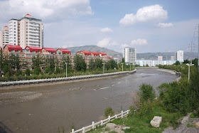 Huangshui River in Xining, Qinghai