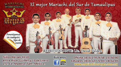 Mariachi Internacional los Reyes, Calle Ninos Heroes 210, Zona Centro, 89400 Cd Madero, Tamps., México, Escuela de arte | TAMPS