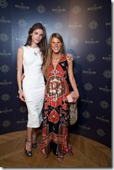 Elisa SEDNAOUI. Anna Dello RUSSO  . Buccellati. Opera Collection Event. Hotel Salomon de Rothschild. 6 july 2015 © david atlan 