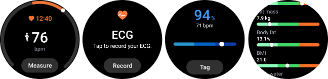 Some of the measurements that the Samsung Watch 4 can take