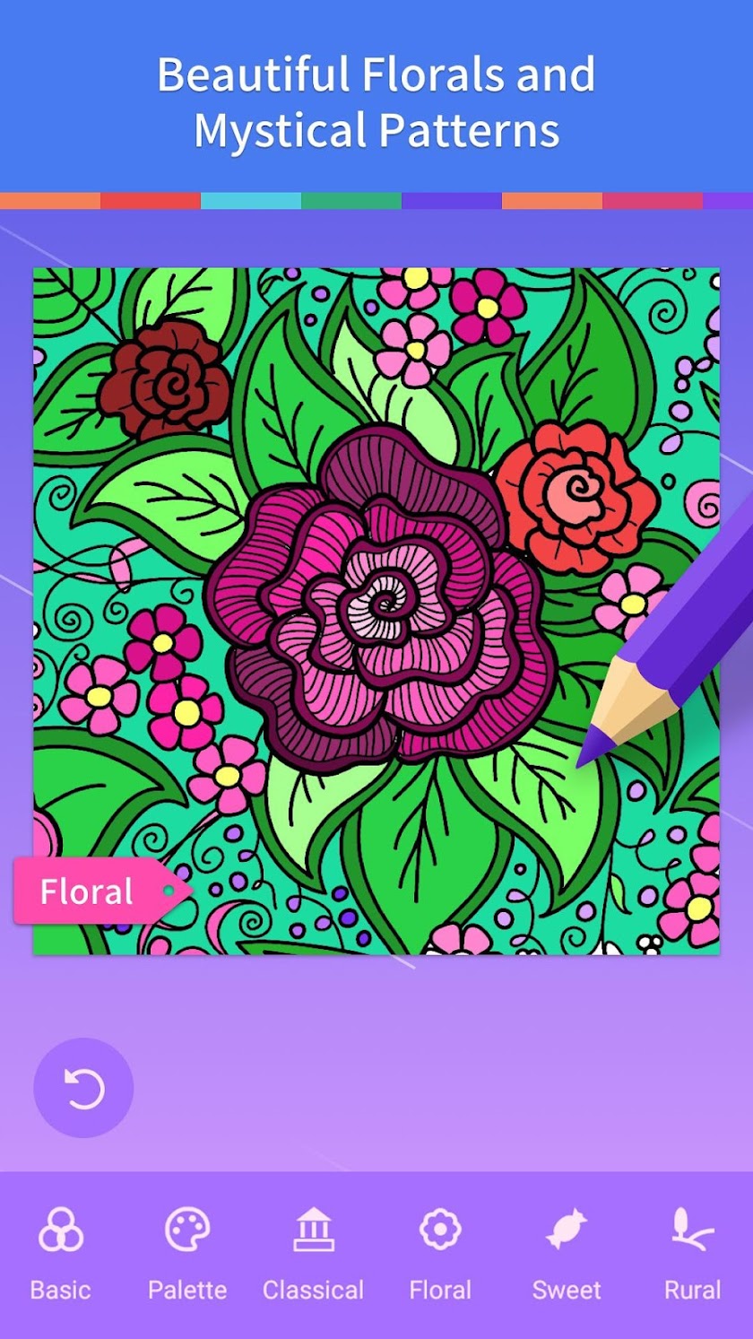 Adult Coloring Book Screen 2