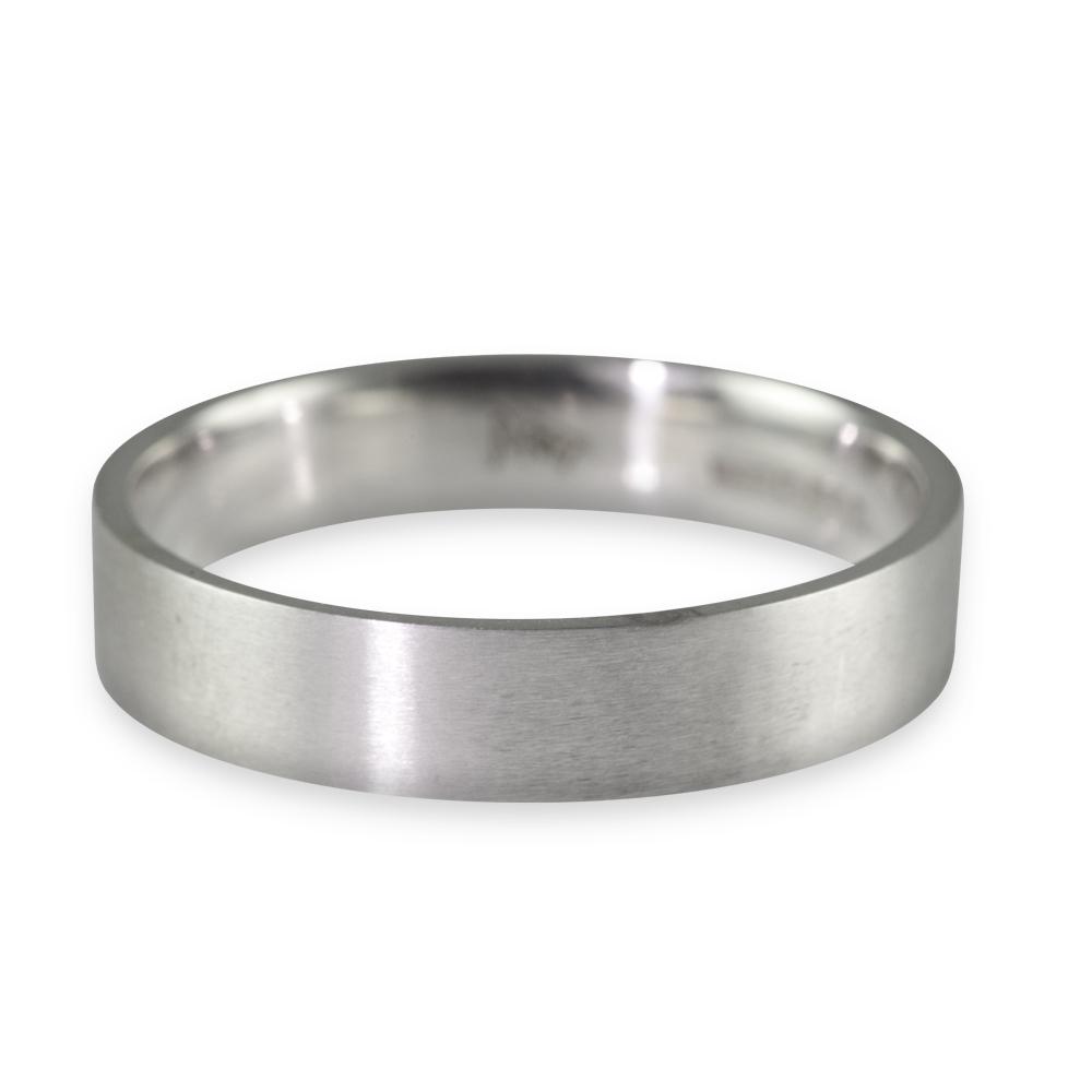 Frosted Wedding Ring 5mm