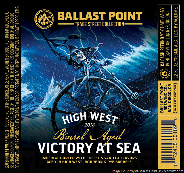 Ballast Point High West Victory At Sea Returning For 2018