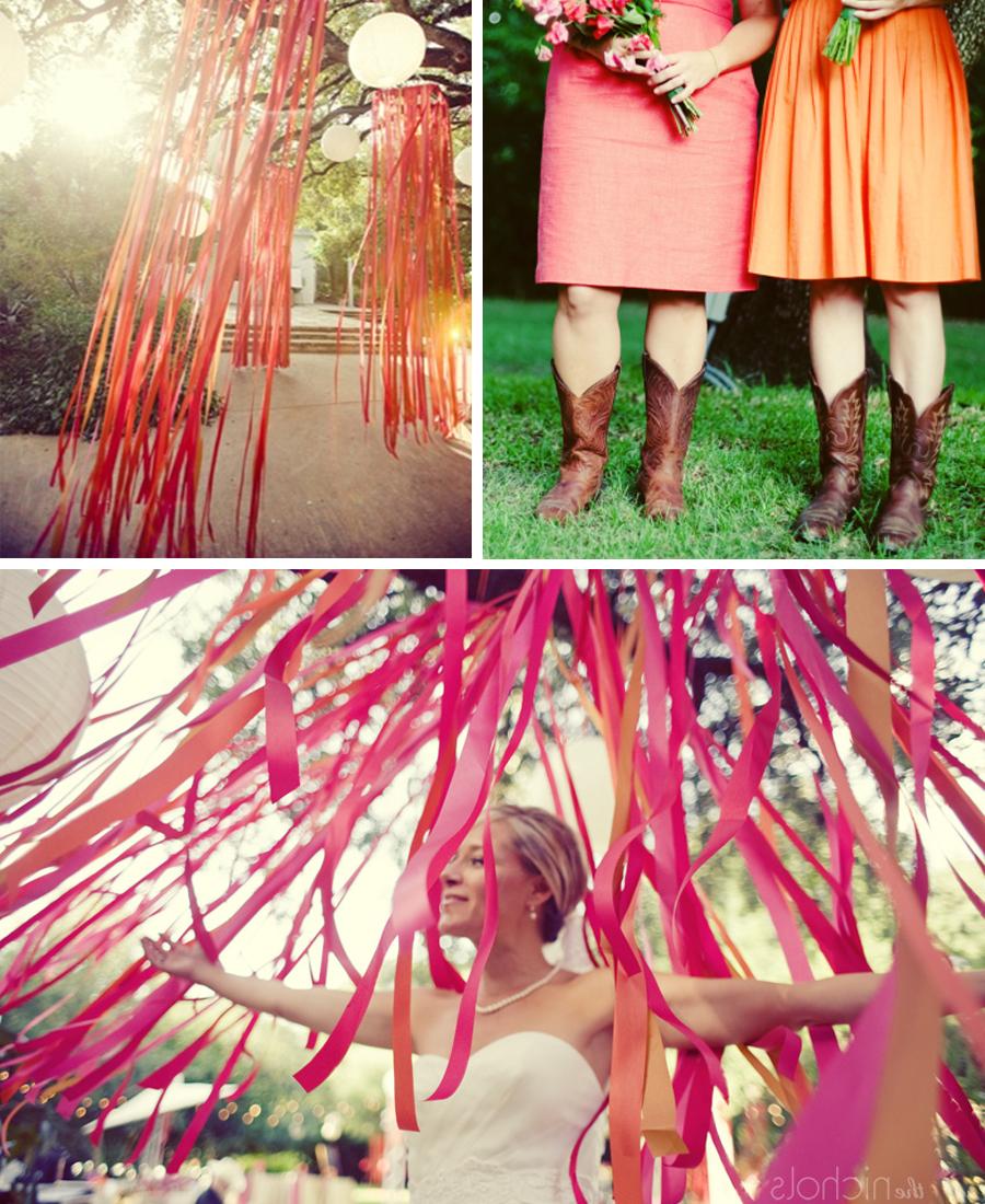 Pink & Orange Country Wedding
