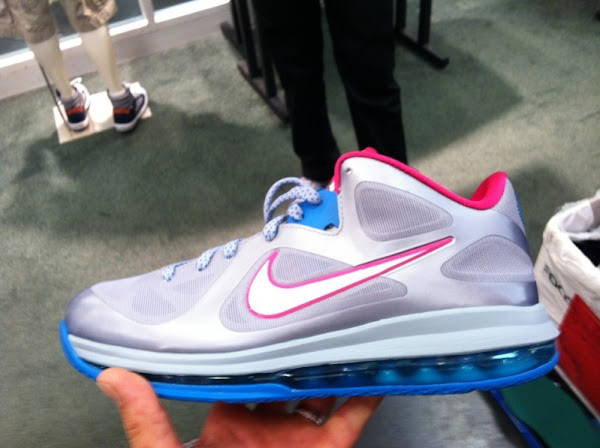 Nike LeBron 9 Low WBF London Fireberry 8211 Actual Photos