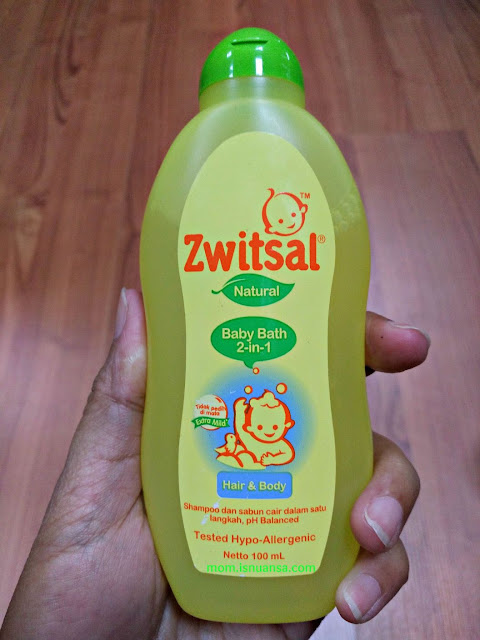 Zwitsal Natural Baby Bath 2 in 1 Hair Body Review  