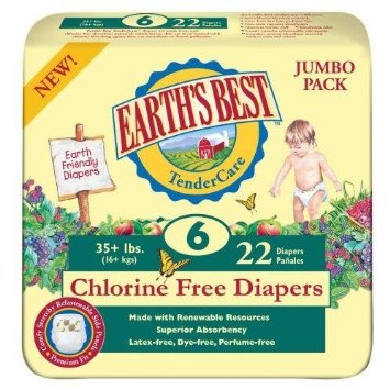  Earth's Best TenderCare Chlorine Free Diapers