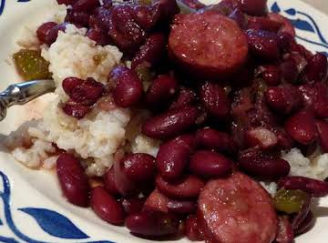 Red Beans and Rice with Smoked Sausage