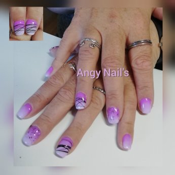 ANGY NAIL'S logo