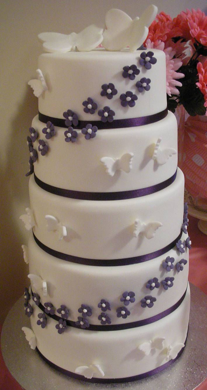 (More purple-themed wedding