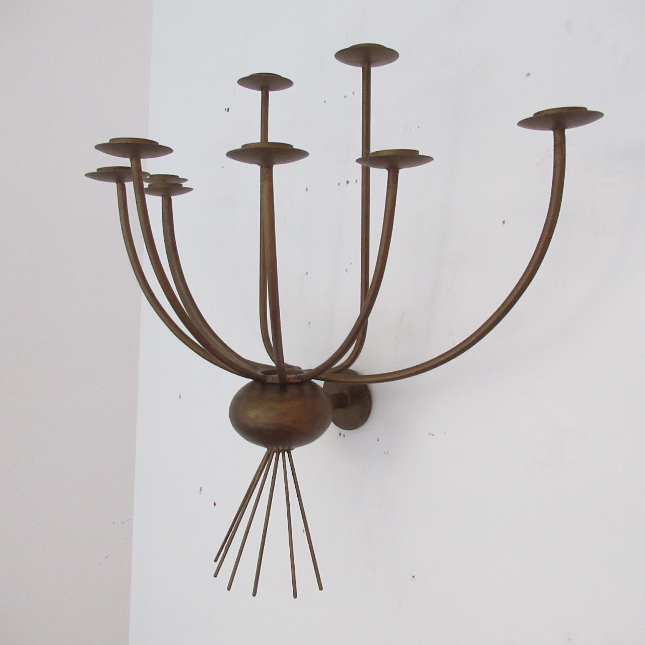 Bronzed Wall Sconce #1