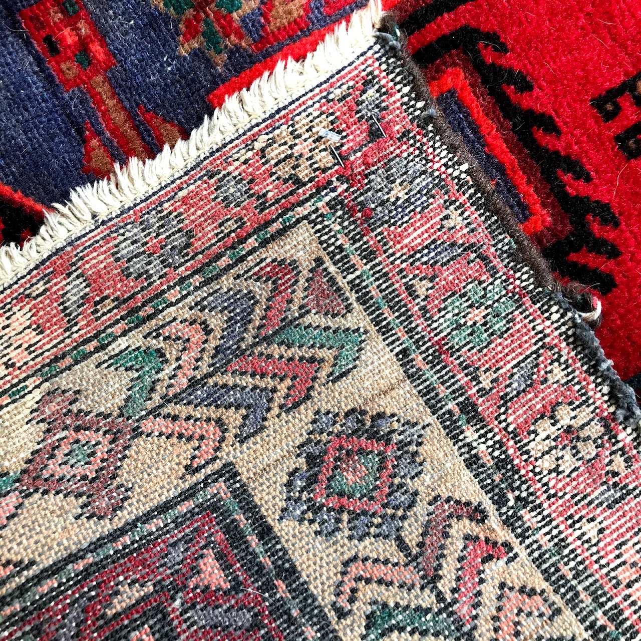 Wool Tribal Small Area Rug