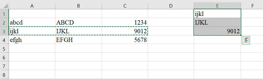 이제 행 값이 열 값으로 바뀝니다.