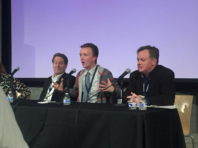 MSPIFF panel with Actors Paul Cram, Peter Moore, and Patrick Coyle