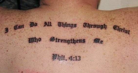 Bible Verse Tattoos