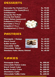 Nathu Sweet Restaurant menu 1